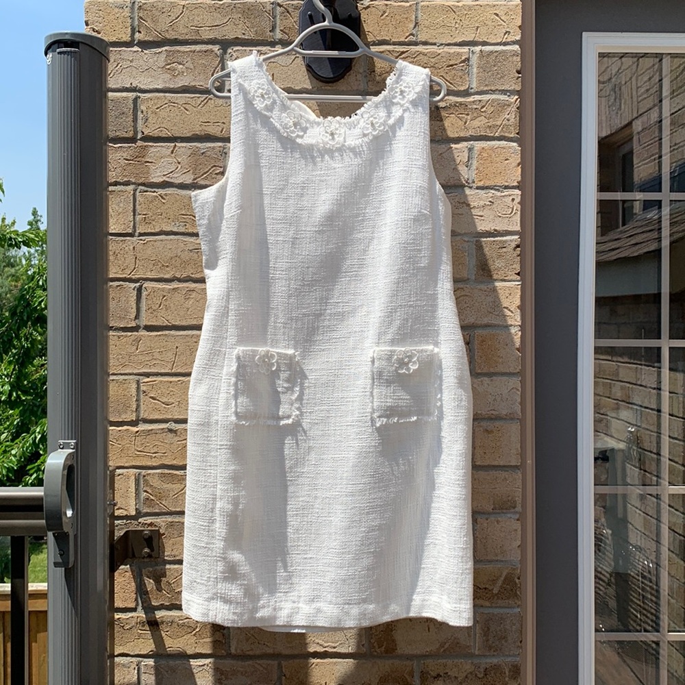 Karl Lagerfeld Tweed Classic dress Sz 14 or 12